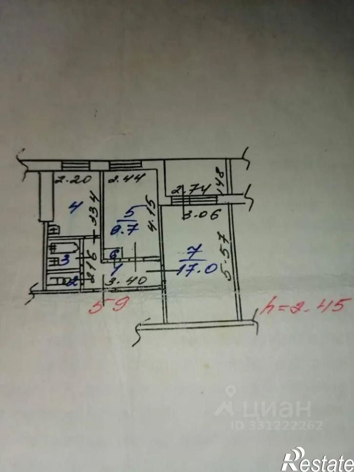 2-комн квартира Кузнецкстроевский проспект, 18,  д. 18
