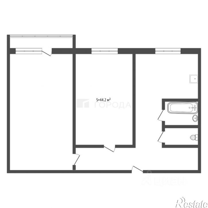 2-комн квартира ул Ленина, 13,  д. 13