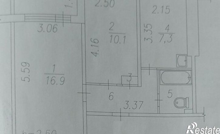 2-комн квартира пр-кт Архитекторов, 7,  д. 7