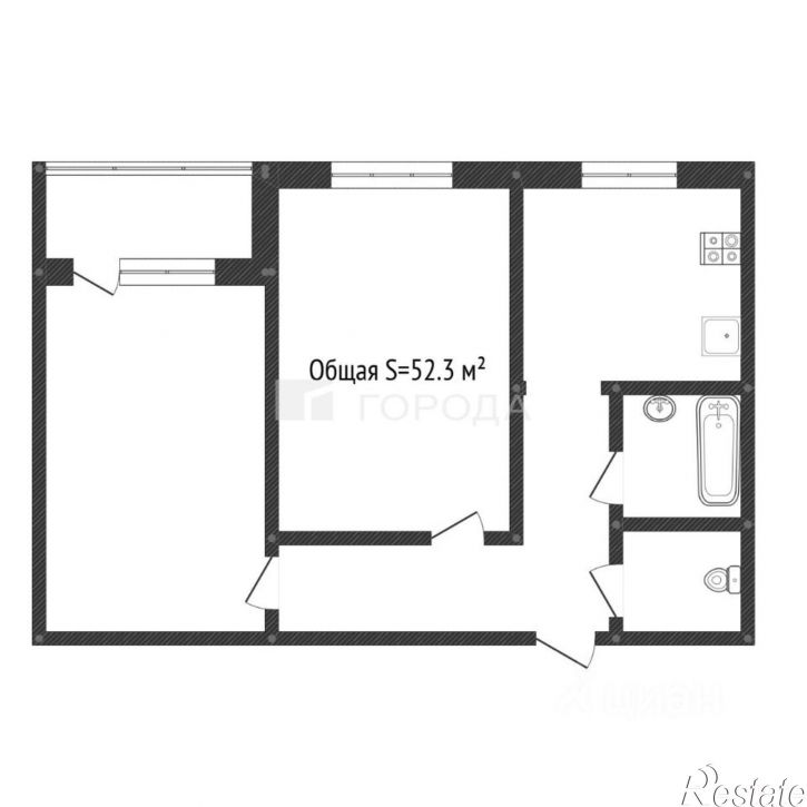 2-комн квартира ул Горьковская, 4А,  д. 4А