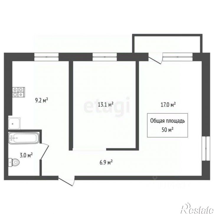 2-комн квартира ул Кирова, 103,  д. 103