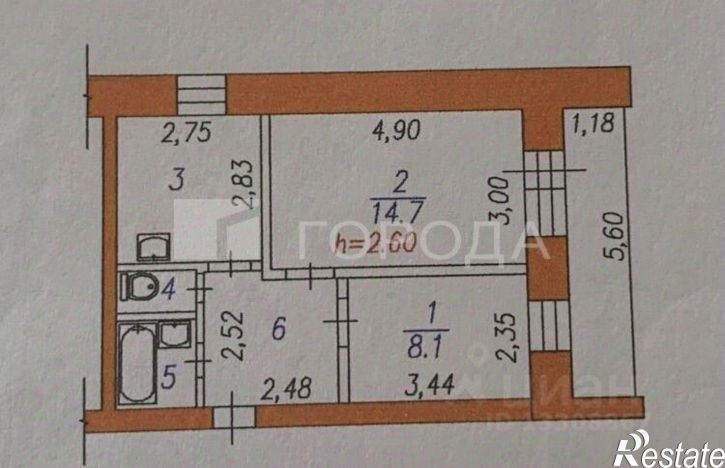 2-комн квартира ул Ярославская, 24,  д. 24