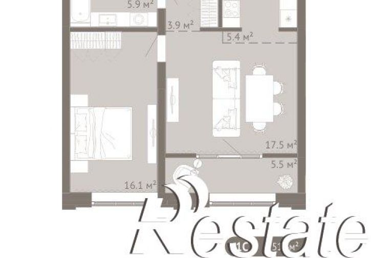 2-комн квартира в новом доме проспект Энтузиастов, 24А,  д. 24А